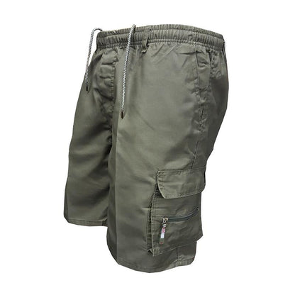 Czeslaw™ | Spodenki Casual z Gumką w Talii + 6 Kieszeni