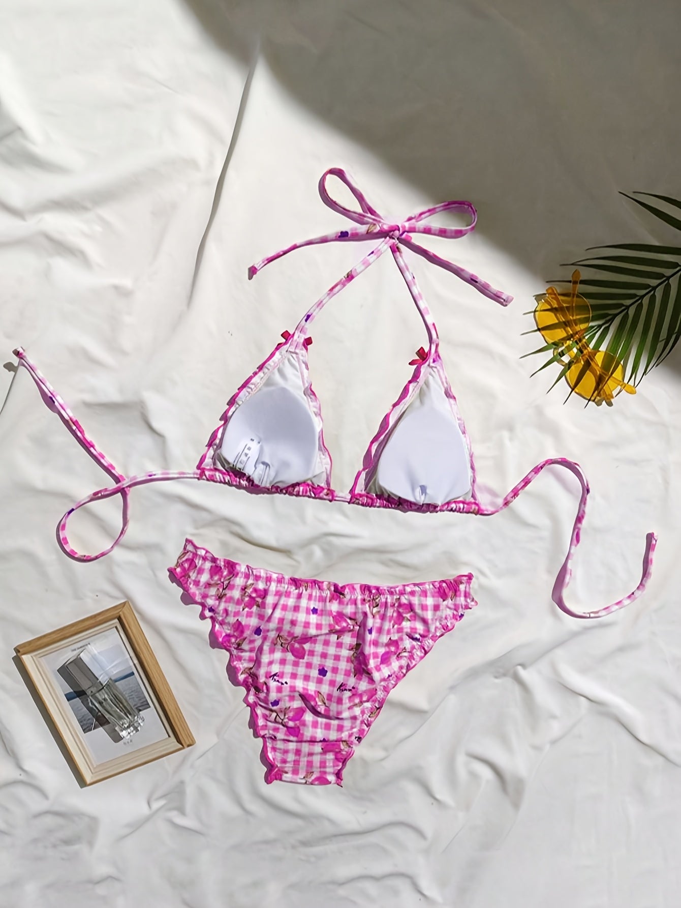 Dagnas | Bikini W Cytrynki Z Falbanką