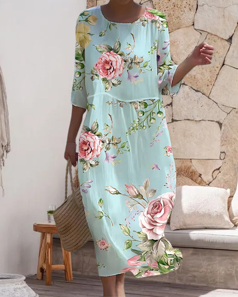 Mara™ | Elegancka Sukienka Kwiatowa