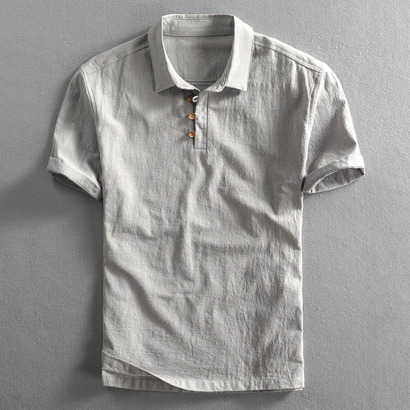 Tomasz | Lniana Koszulka Polo