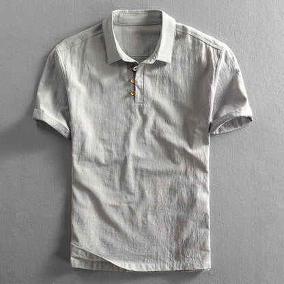 Tomasz | Lniana Koszulka Polo