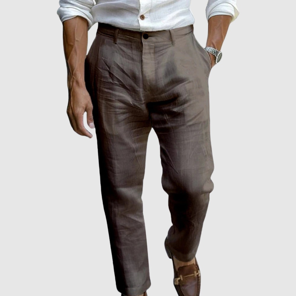 Gniewomir™ |  Eleganckie Linen Spodnie