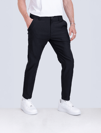 Noa | Spodnie Stretch Czarny