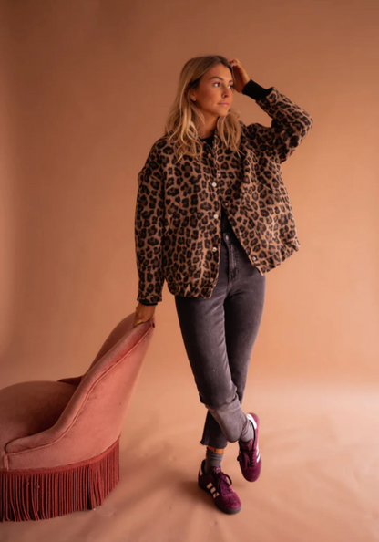 LEONA™ | Kurtka bomber w leoparda