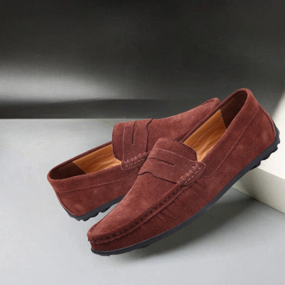 Gustaw™ | Zamszowe Mokasyny