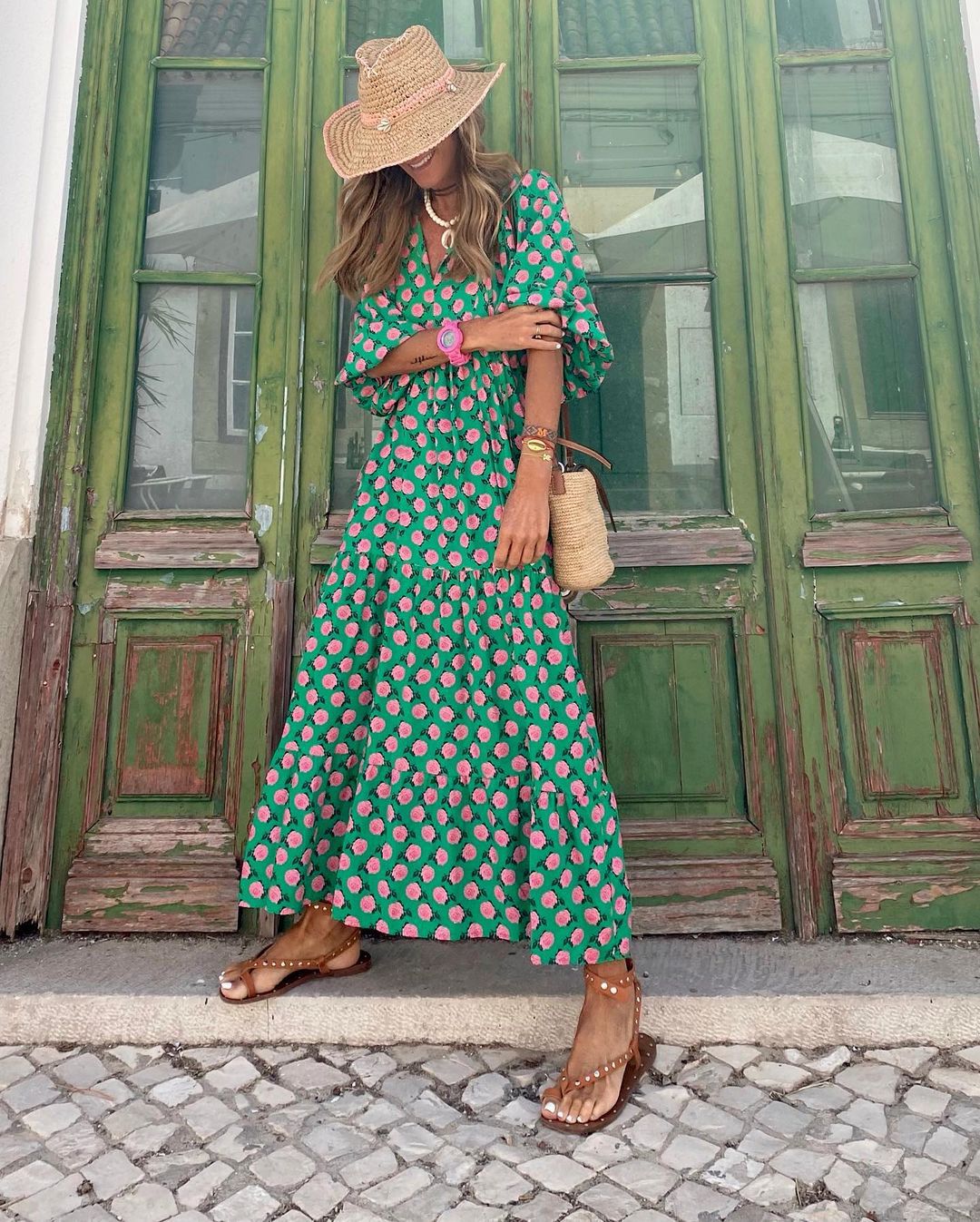 Fleur | Maxi Sukienka Boho