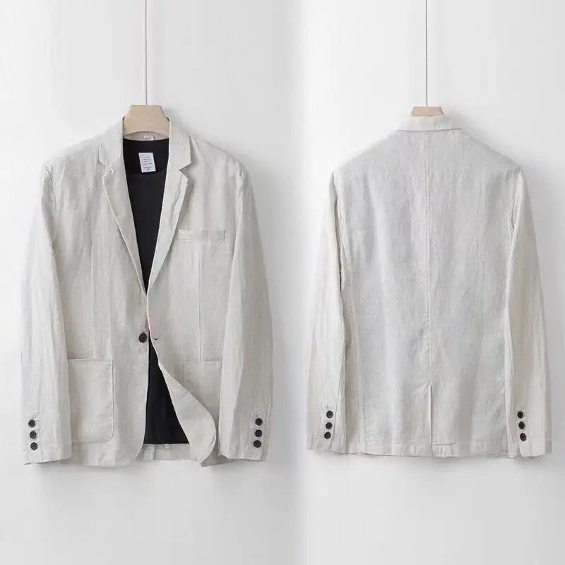Patryk™ | Elegancki lniany garnitur