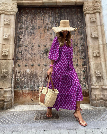 Fleur | Maxi Sukienka Boho