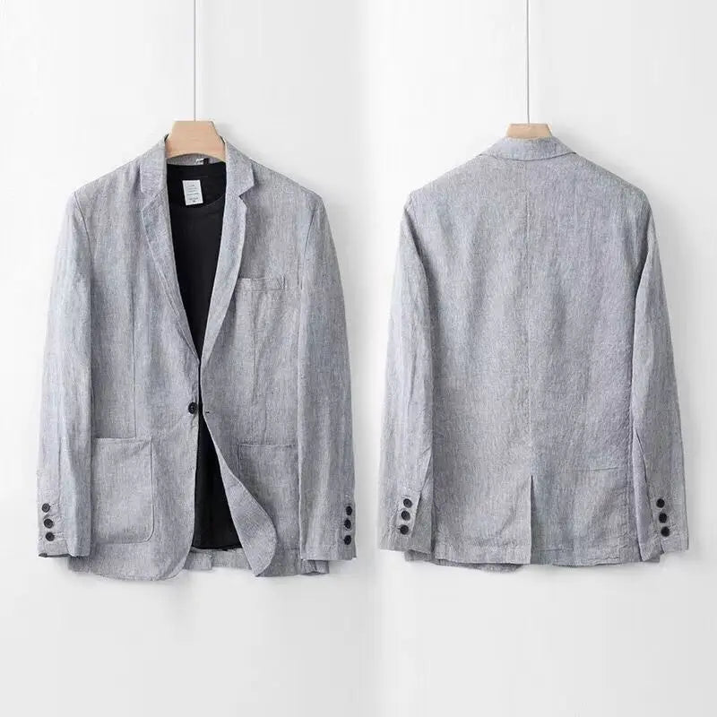 Patryk™ | Elegancki lniany garnitur