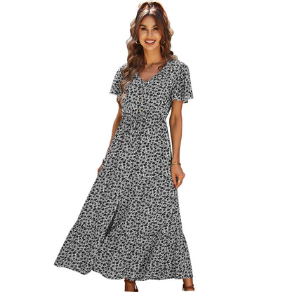 SADIE | Maxi Chic Sukienka Zakrywająca Brzuch
