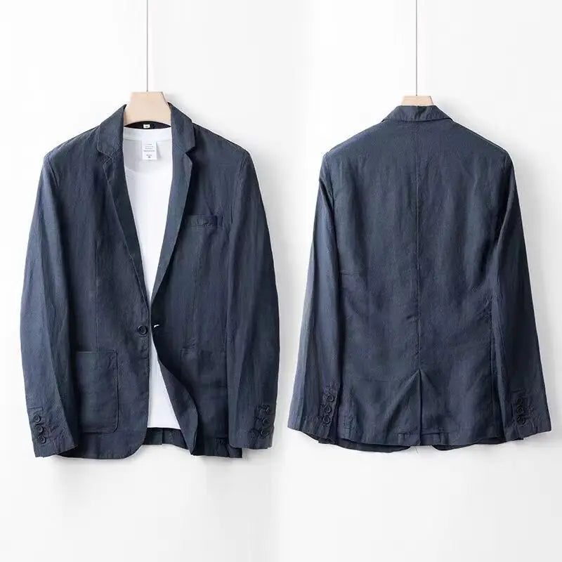 Patryk™ | Elegancki lniany garnitur
