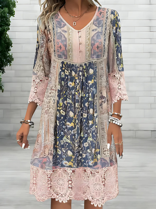 Tamara | Luksusowa Sukienka Boho w Stylu Fluid (Prawie wyprzedana)