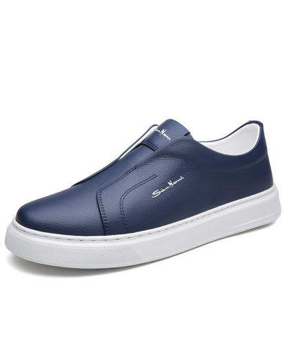 Witold™ | Casualne Skórzane Trampki Bez Sznurowadeł