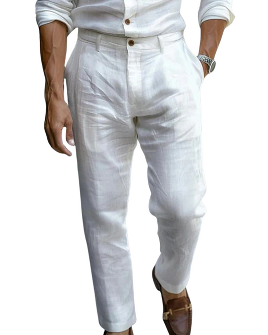 Gniewomir™ |  Eleganckie Linen Spodnie