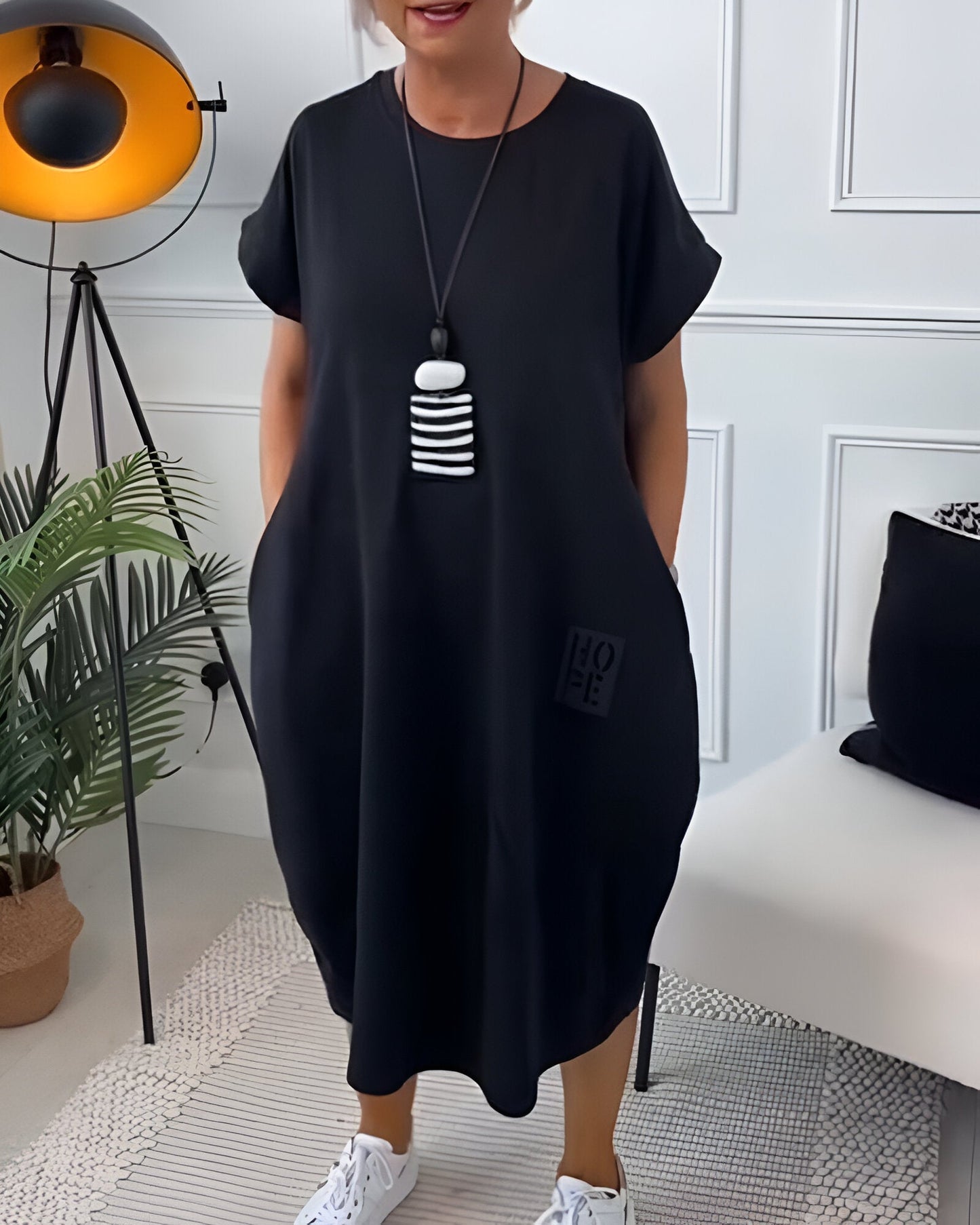 Sarah | Wygodna sukienka z kapturem