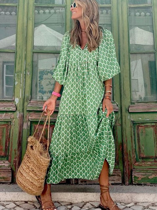 Sabina™ - Boho maxi sukienka