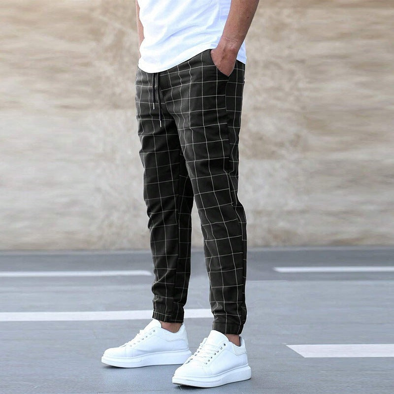 Sergiusz™ | Męskie Spodnie Jogger W Kratę