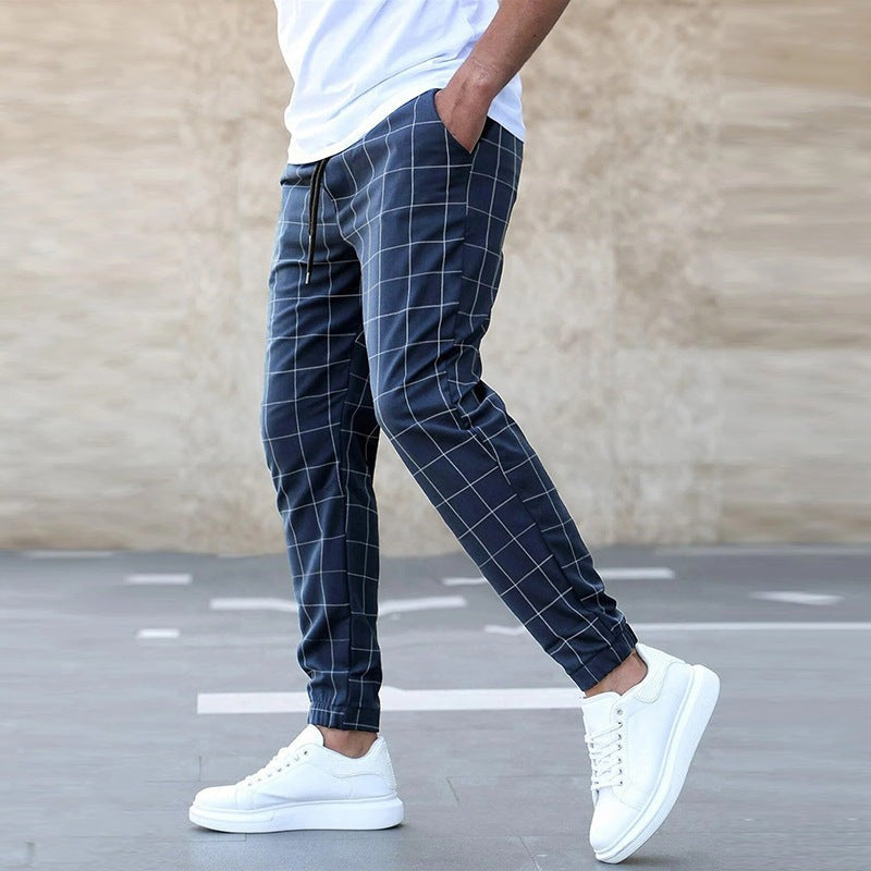 Sergiusz™ | Męskie Spodnie Jogger W Kratę