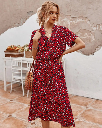 Edith - Sukienka z dekoltem w serek