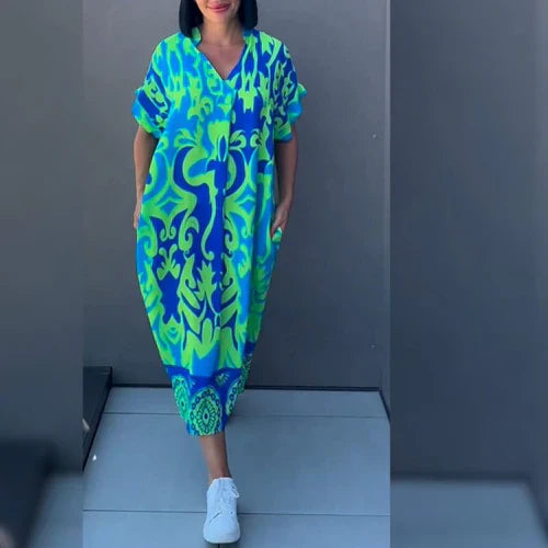 Elena™ | Elegancka sukienka w kwiaty