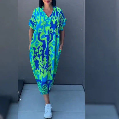 Elena™ | Elegancka sukienka w kwiaty
