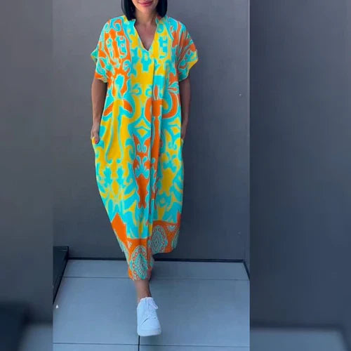 Elena™ | Elegancka sukienka w kwiaty