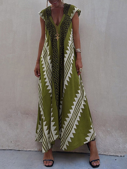 Boho™ | Sukienka bez rękawów z dekoltem w serek