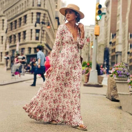 Urszula™ - Maxi Sukienka w Stylu Ibiza