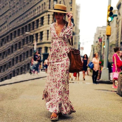 Urszula™ - Maxi Sukienka w Stylu Ibiza