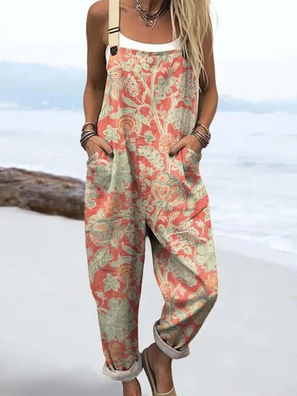 Elin™ | Sukienka w stylu vintage z kwiatowym wzorem